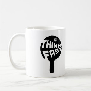Caneca De Café O sibilo Pong pensa rapidamente
