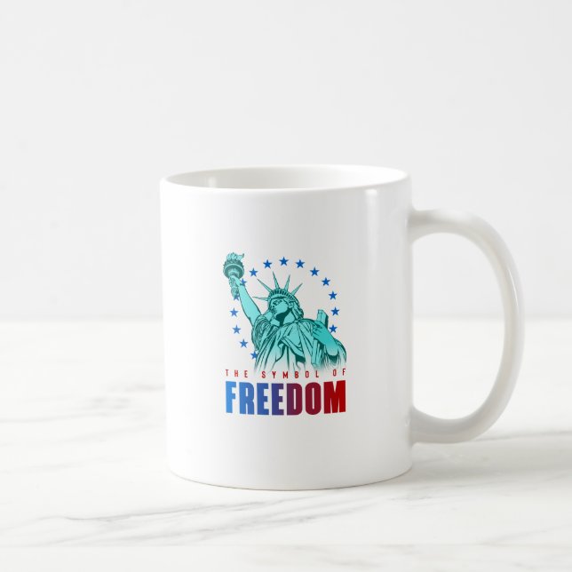 Caneca De Café O Símbolo da Liberdade | Clássica #11 (Direita)