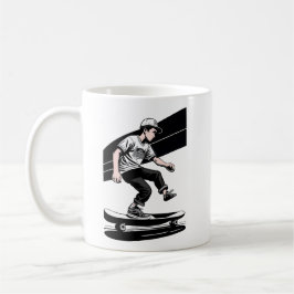Caneca De Café O Skateboarder da Criança Mug