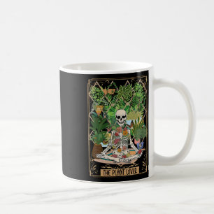 Caneca De Café O Skeleton da Planta Tarot Card Spooky