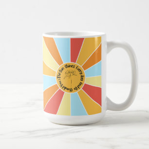 Caneca De Café O Sol Brilha Todos Os Dias, E Vocês Também Deveria