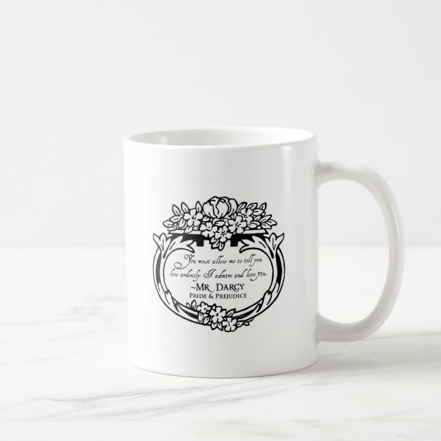 Caneca De Café O Sr. Darcy Amor e admira (Direita)