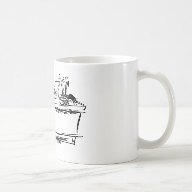 Caneca De Café O Sr. magnífico Chim: Workin (Direita)