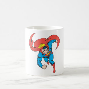 Caneca De Café O Super-Homem Executa Em Frente
