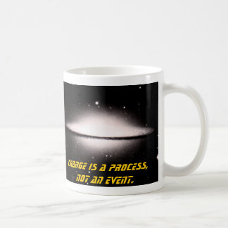 Caneca De Café O Supernova, mudança é um processo, não um evento