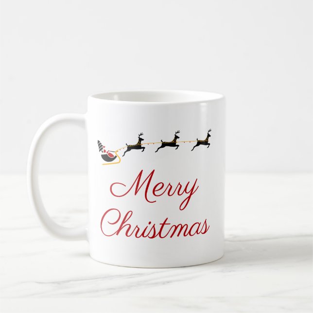 Caneca De Café O Tema de Natal I (Esquerda)