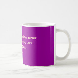 Caneca De Café O tempo e a distância nunca puderam ao conqu…