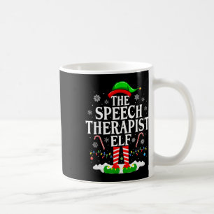 Caneca De Café O Terapeuta da Fala Elf Xmas Natal Discurso O