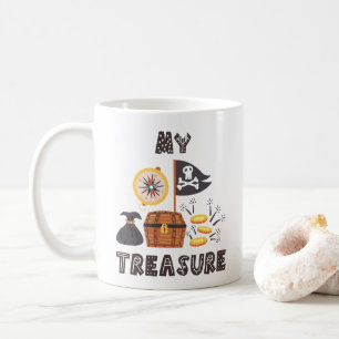 Caneca De Café O tesouro do Pirate