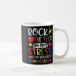Caneca De Café O teste faz o seu melhor teste dia 3. º professor