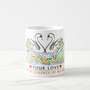 Caneca De Café O teu amor é a essência da minha vida Clássica 