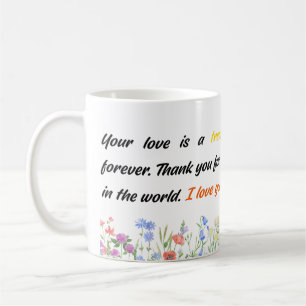 Caneca De Café O teu amor é um tesouro que eu prezarei