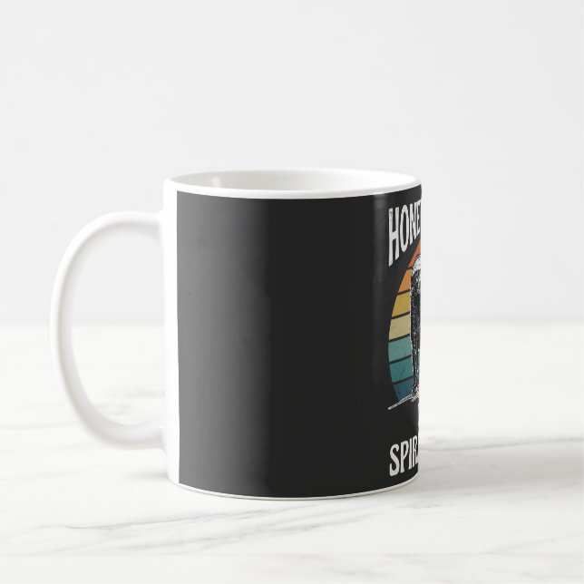 Caneca De Café O Texugo Mel é Meu Animal Espiritual (Esquerda)