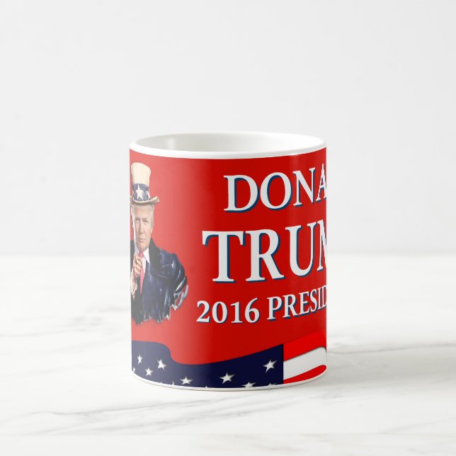 Caneca De Café O tio Sam quê-lo vermelho de Donald Trump 2016 (Centro)
