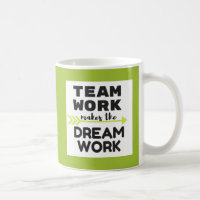 O trabalho da equipe faz o trabalho ideal