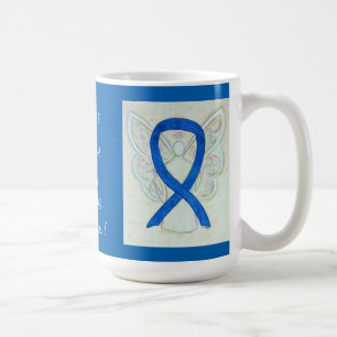 Caneca De Café O tráfico humano Sensibilização Ribbon Angel Mu