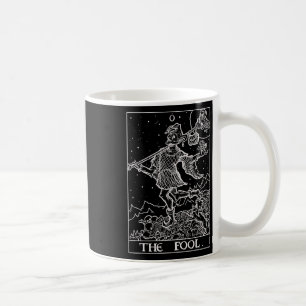 Caneca De Café O Tribunal do Cartão de Fool Tarot, Jester Hallowe