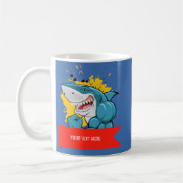 CANECA DE CAFÉ O TUBARÃO 