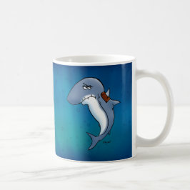 Caneca De Café O Tubarão Precisará De Um Casaco Maior