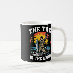Caneca De Café O Tug É Minha Teia De Pesca Engraçada Por Drogas P