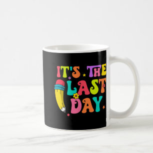 Caneca De Café O Último Dia Da Escola Alô, Crianças De Professore