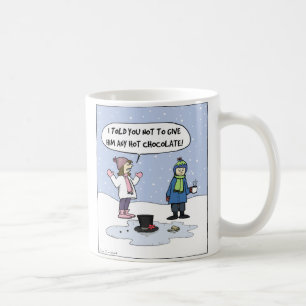 Caneca De Café "O Último Dia de Frosty" Cartoon Holiday Humoroso