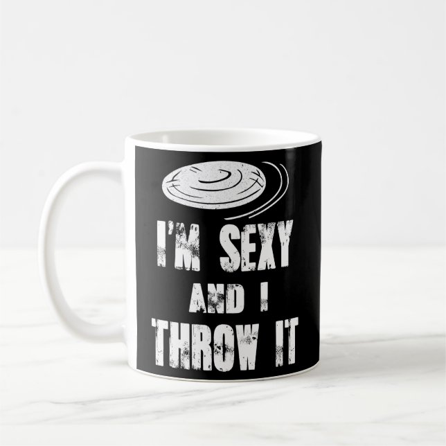 Caneca De Café O Último Frisbee A Dizer Que Eu E Eu A Jogo (Esquerda)