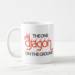 CANECA DE CAFÉ O UM DRAGÃO NA TERRA