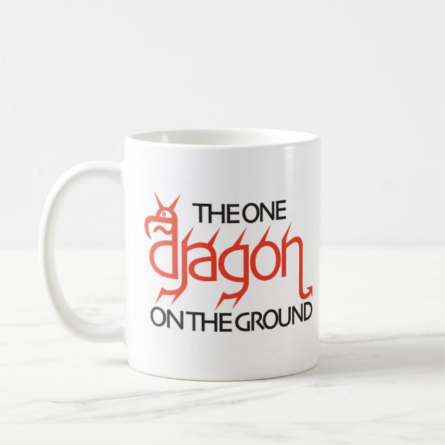 CANECA DE CAFÉ O UM DRAGÃO NA TERRA (Esquerda)