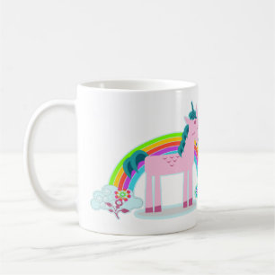 Caneca De Café O unicórnio, apenas acredita em seus sonhos