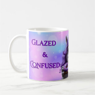 Caneca De Café O Unicórnio Glazado e Confuso