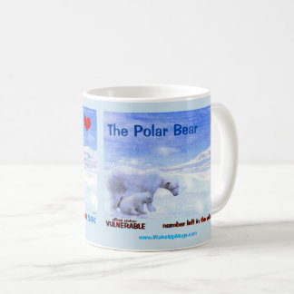 Caneca De Café O urso polar psto em perigo -
