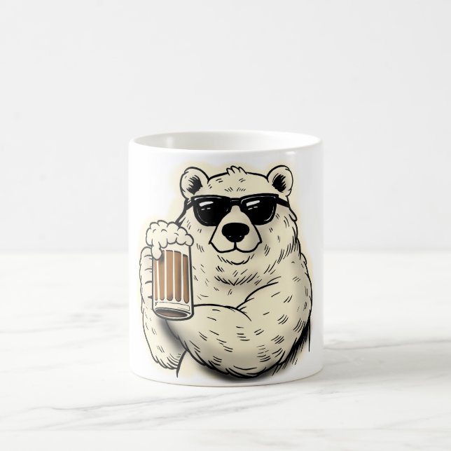 Caneca De Café O Urso Polar Relax  (Centro)