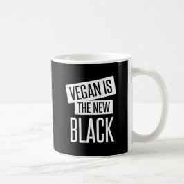 Caneca De Café o vegan é o preto novo