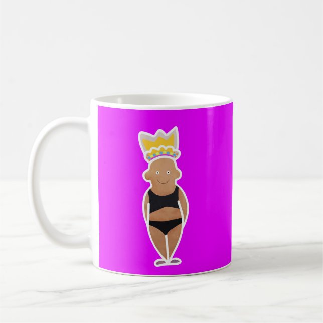 Caneca De Café O verão é para rainhas e diversão (Esquerda)