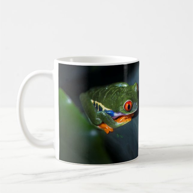 Caneca De Café O vermelho Eyes o assento do sapo (Esquerda)