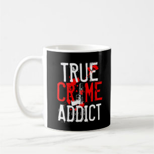 Caneca De Café O Viciado em crimes reais, Gift Gift Engraçado, m
