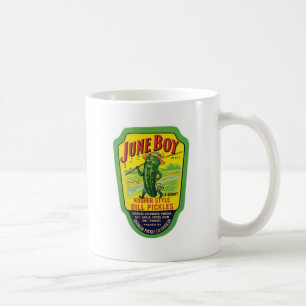 Caneca De Café O vintage conserva a etiqueta dos produtos