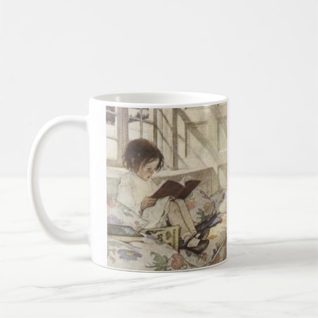 Caneca De Café O vintage leu um livro (Esquerda)