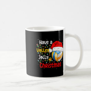 Caneca De Café O Voleibol De Natal Tem Um Natal De Volley Jolly