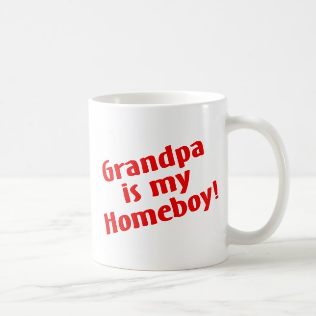 Caneca De Café O vovô é meu ficar em casa (Direita)