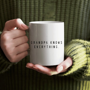 Caneca De Café O VOVÔ sabe tudo