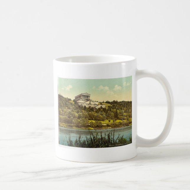 Caneca De Café O Walhalla, Ratisbona (Regensburg), Baviera, germe (Direita)