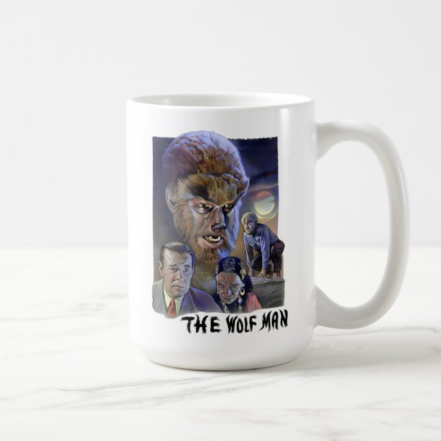 Caneca De Café "O Wolfman Mug (Direita)
