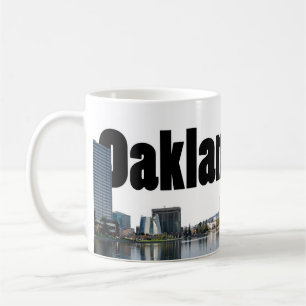 Caneca De Café Oakland Califórnia com o Oakland no céu