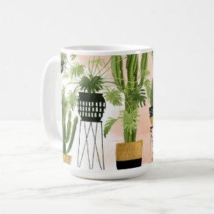 Caneca De Café Oásis Interior  Inclinação vegetal