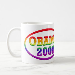 Caneca De Café Obama 2008