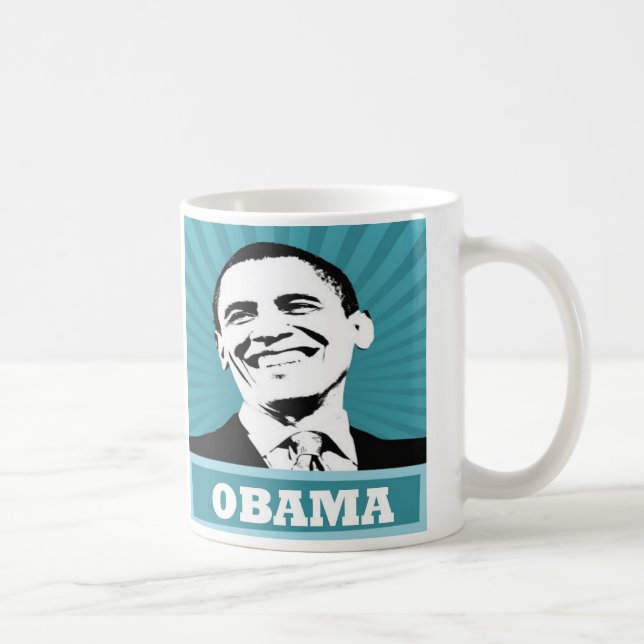 Caneca De Café Obama 2009 (Direita)