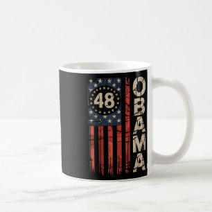 Caneca De Café Obama 48º Presidente Americano Flag Obama For Pres