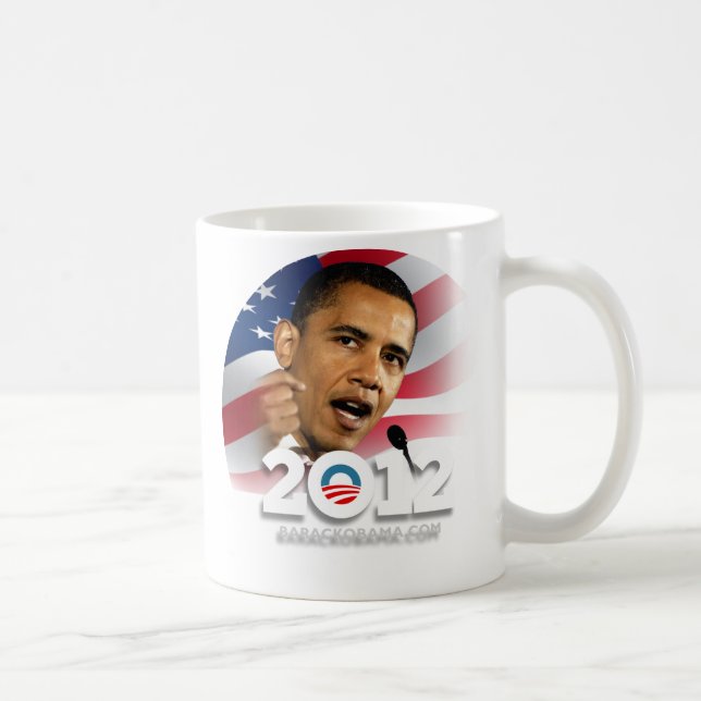 Caneca De Café Obama Biden 2012 (Direita)